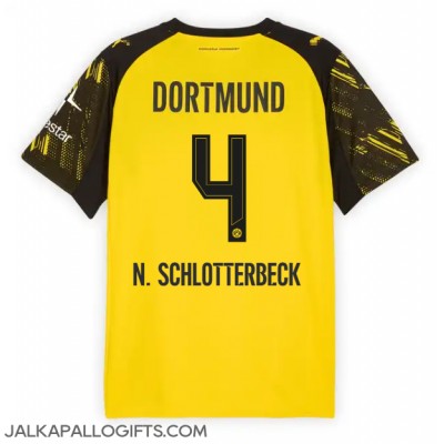 Borussia Dortmund Nico Schlotterbeck #4 Kotipaita 2025-26 Lyhythihainen Borussia Dortmund Nico Schlotterbeck #4 Kotipaita 2025-26 Lyhythihainen